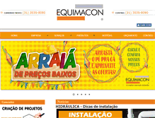 Tablet Screenshot of equimacon.com.br